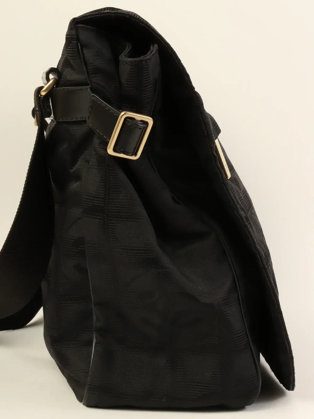 Top Quality Chanel Around 2005 Made New Travel Nylon Shoulder Bag Black