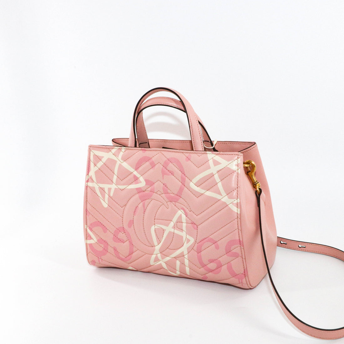 Gucci GG Marmont Tote Matelasse Gucci Ghost Small