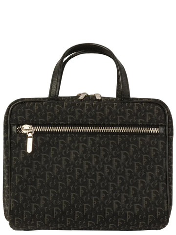 Pearl Street Bags Dior Trotter Pattern Mini Hand Bag Black