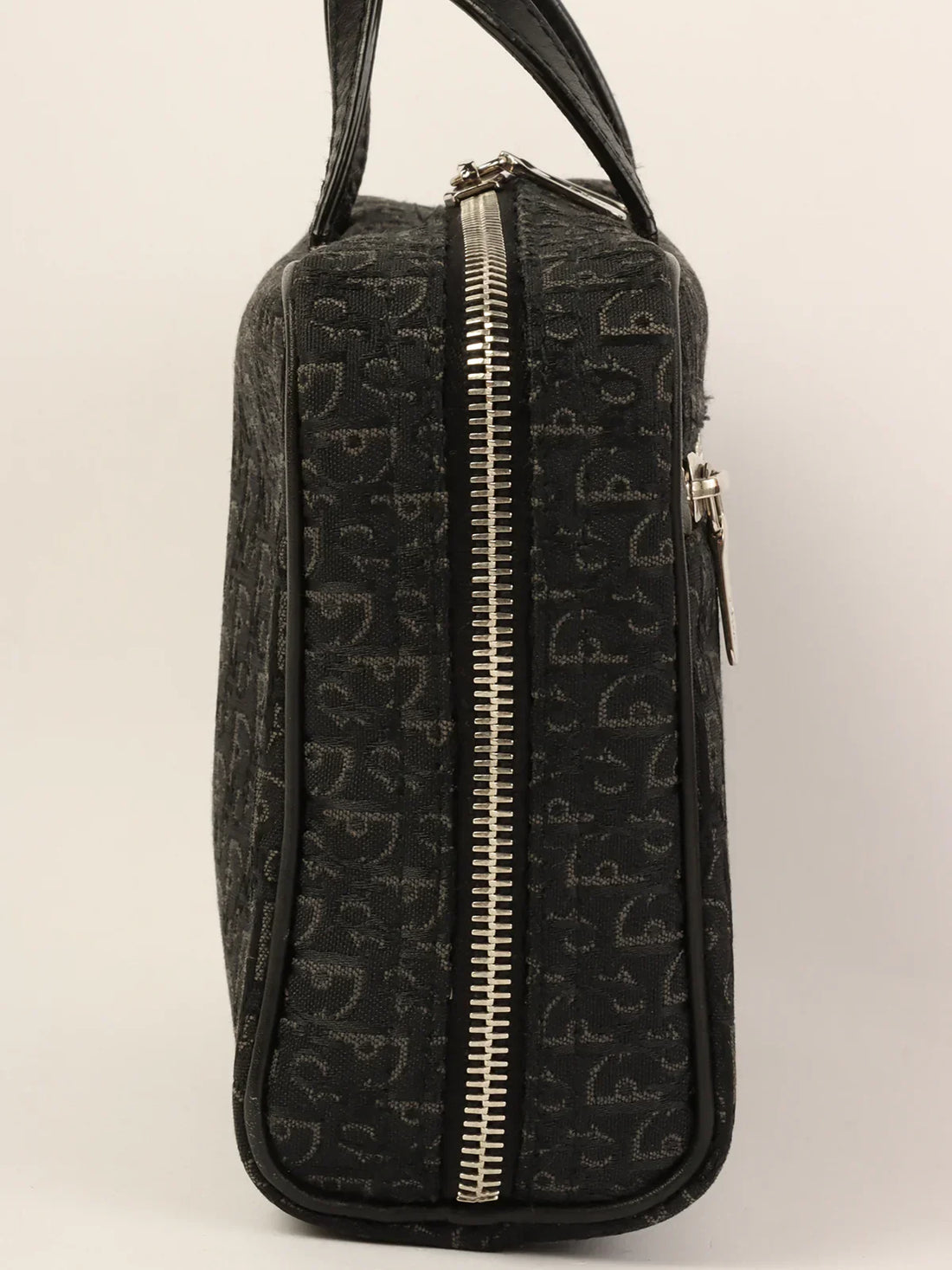 Pearl Street Bags Dior Trotter Pattern Mini Hand Bag Black