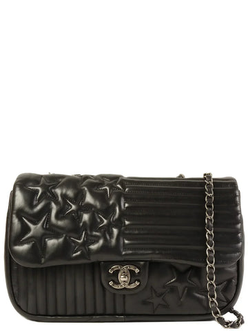Chanel Around  Made Star Turn-Lock Chain Bag Black
