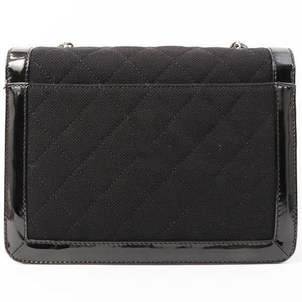 Chanel Around 2000 Made Canvas New 1:1 Rep Combination 2.55 Chain Shoulder Bag Black