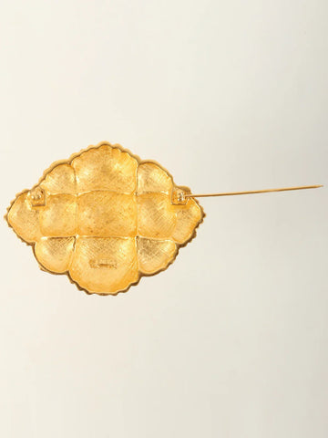 FENDI Logo Design Brooch