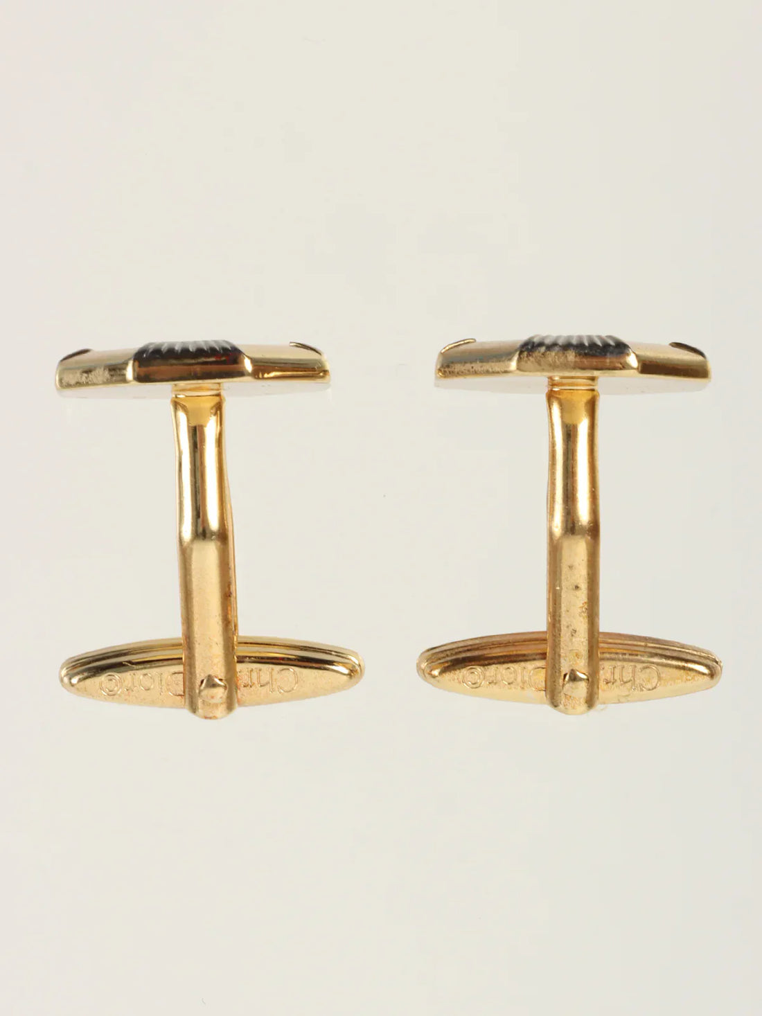 Pearl Street Bags Dior Octagon Logo Cuffs Gold/Silver