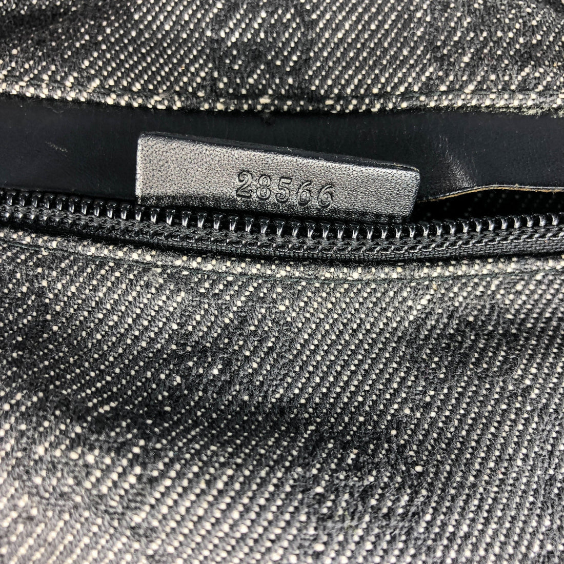 Gucci Black GG Monogram Print Belt Fanny Pack Bum Bag