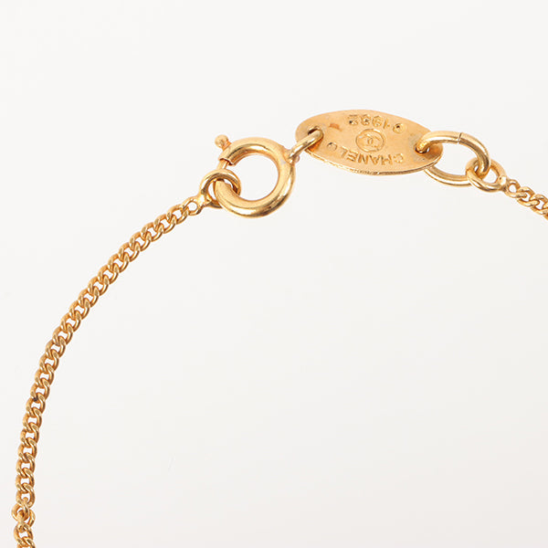 Chanel Rhinestone 3 Cc Mark Bracelet
