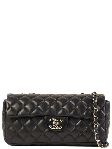 Chanel Around  Made East West Classic New Chain Bag Navy