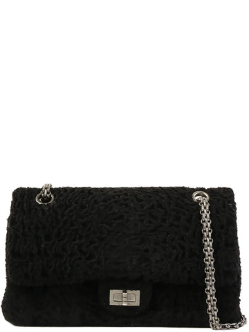 Top Quality Chanel Around 2008 Made 2.55 Chain Shoulder Bag Black