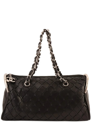 Chanel Around  Made Cc Mark Charm Chain Mini Boston Black