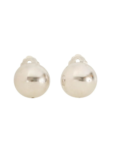 Pearl Street Bags Dior Dome Design Earrings Silver