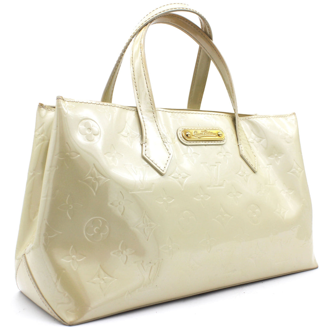 Louis-vuitton Wishire PM Tote Pearly White