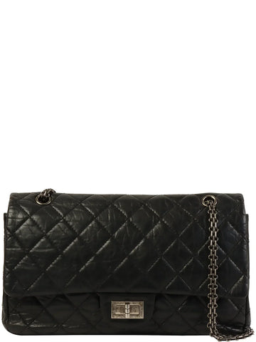 Top Quality Chanel Around 2011 Made 2.55 Chain Shoulder Bag Black