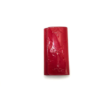 Louis-Vuitton Monogram Red Vernis Multicles 4 Key Holder