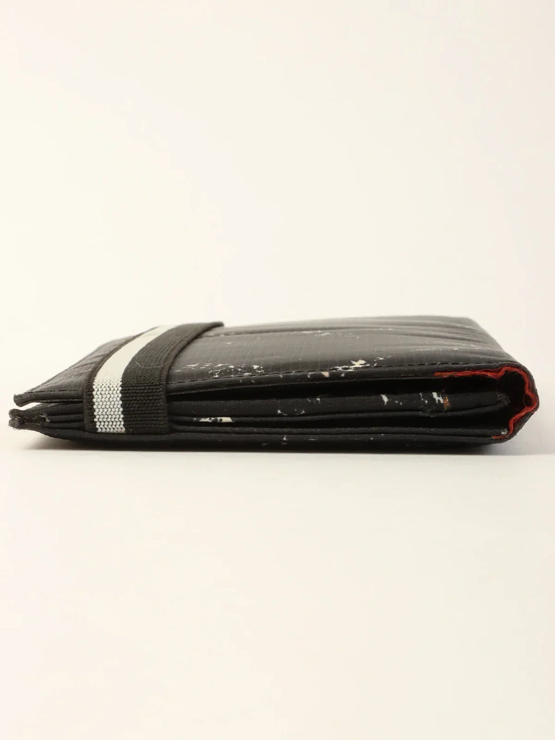 Top Quality Chanel Around 1998 Made Travel Nylon Long Wallet Black