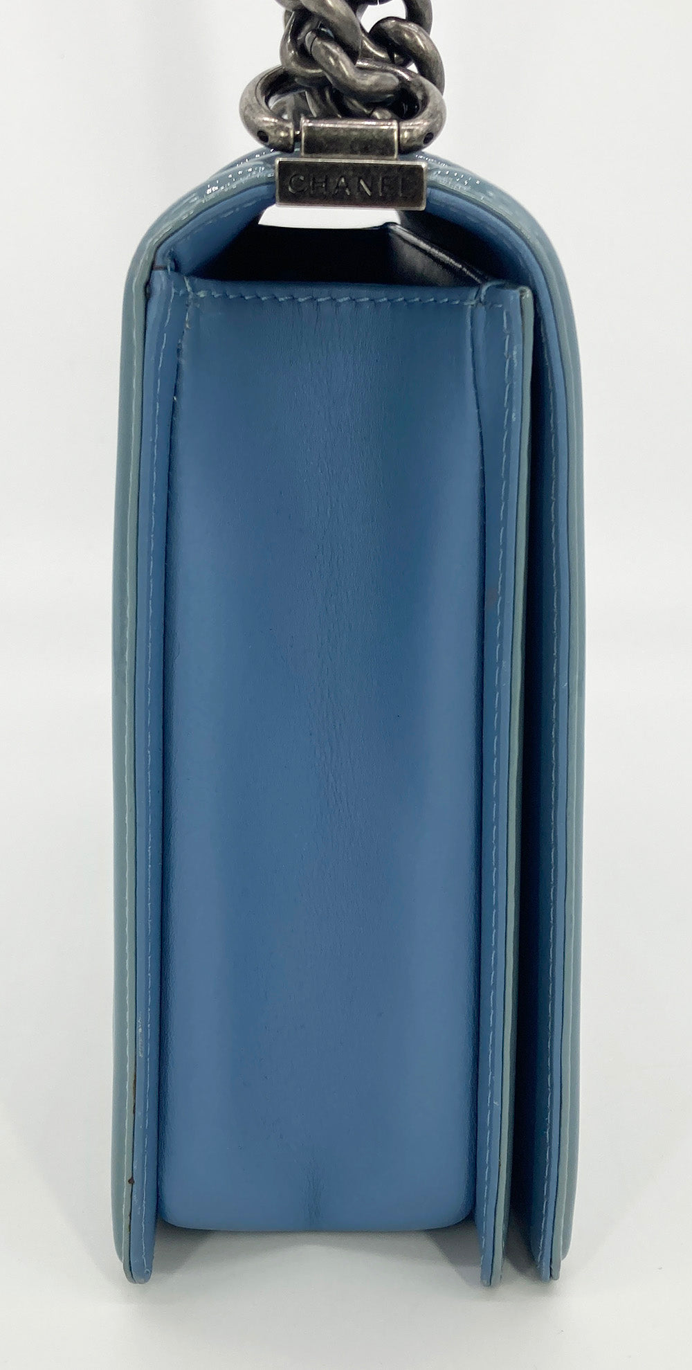 Chanel Light Blue  Large Boy Bag