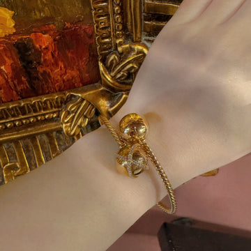 DavId Yurman 18K Yellow Gold Diamond Solari Bypass Bracelet