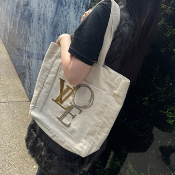 Louis Vuitton  Canvas That's Love Toile Cabas MM