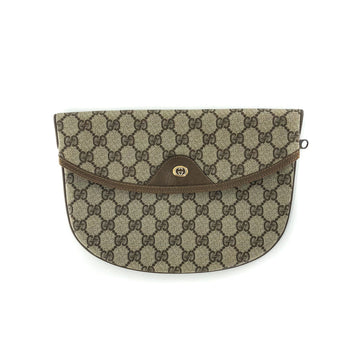 Gucci  GG Monogram Foldover Clutch
