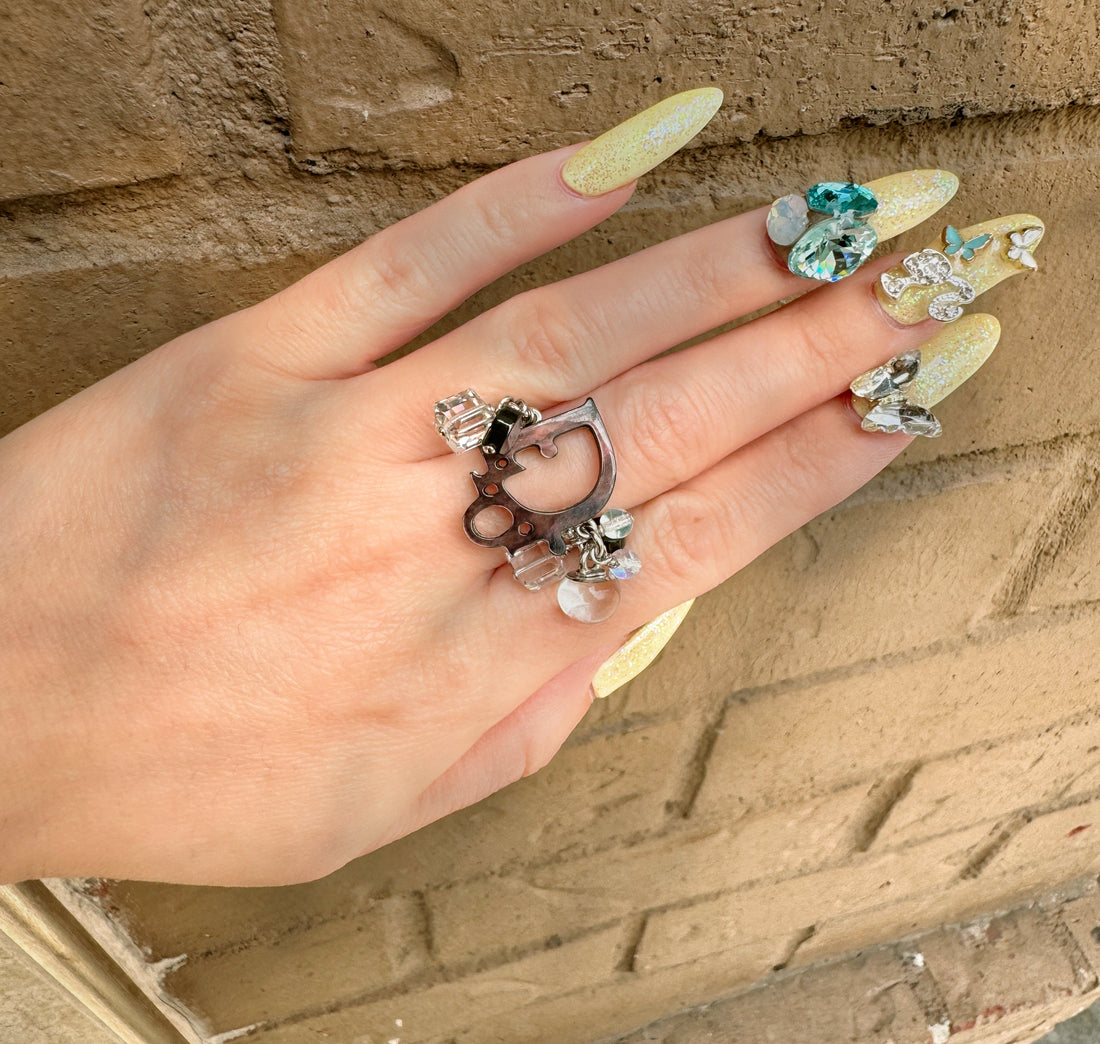 Dior Mother of Pearl Charm Ring