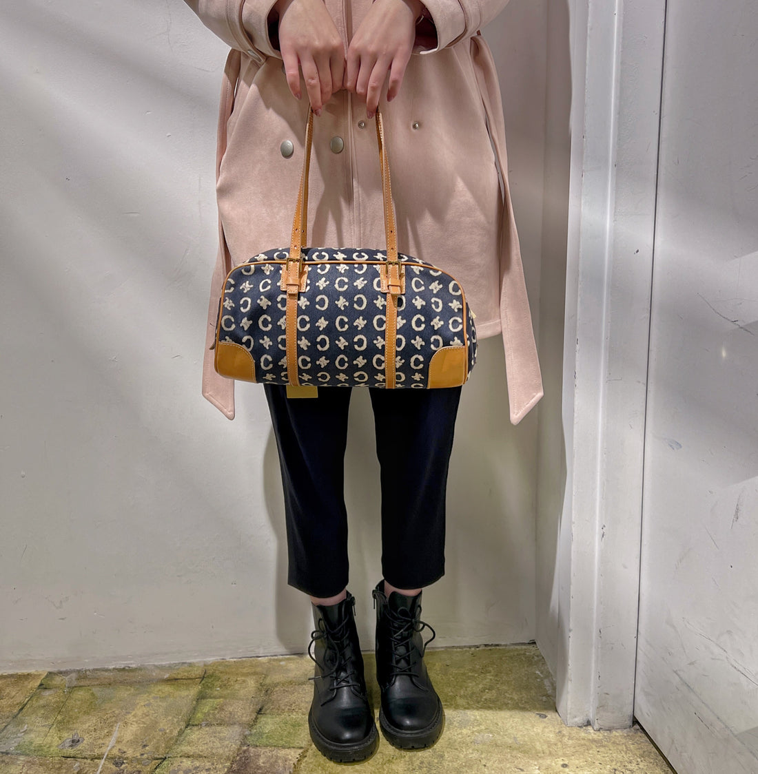 Celine  Canvas Shoulder Bag