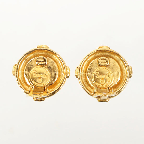 Chanel Round 4 Cc Mark Earrings