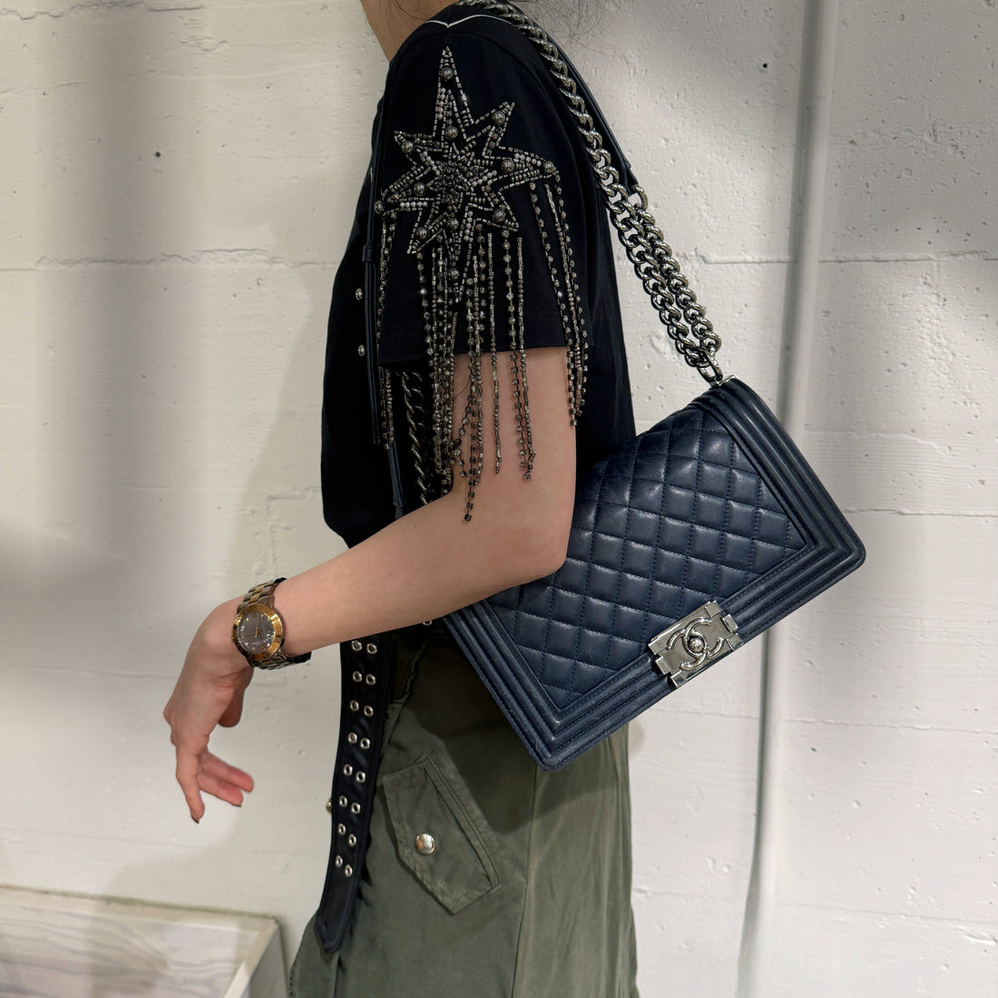 Chanel Lambskin Medium Leboy Bag TWS