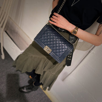 Chanel Lambskin Medium Leboy Bag TWS