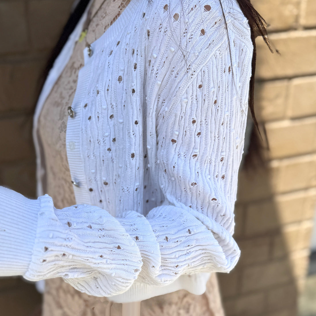 Chanel Cruise White Cardigan