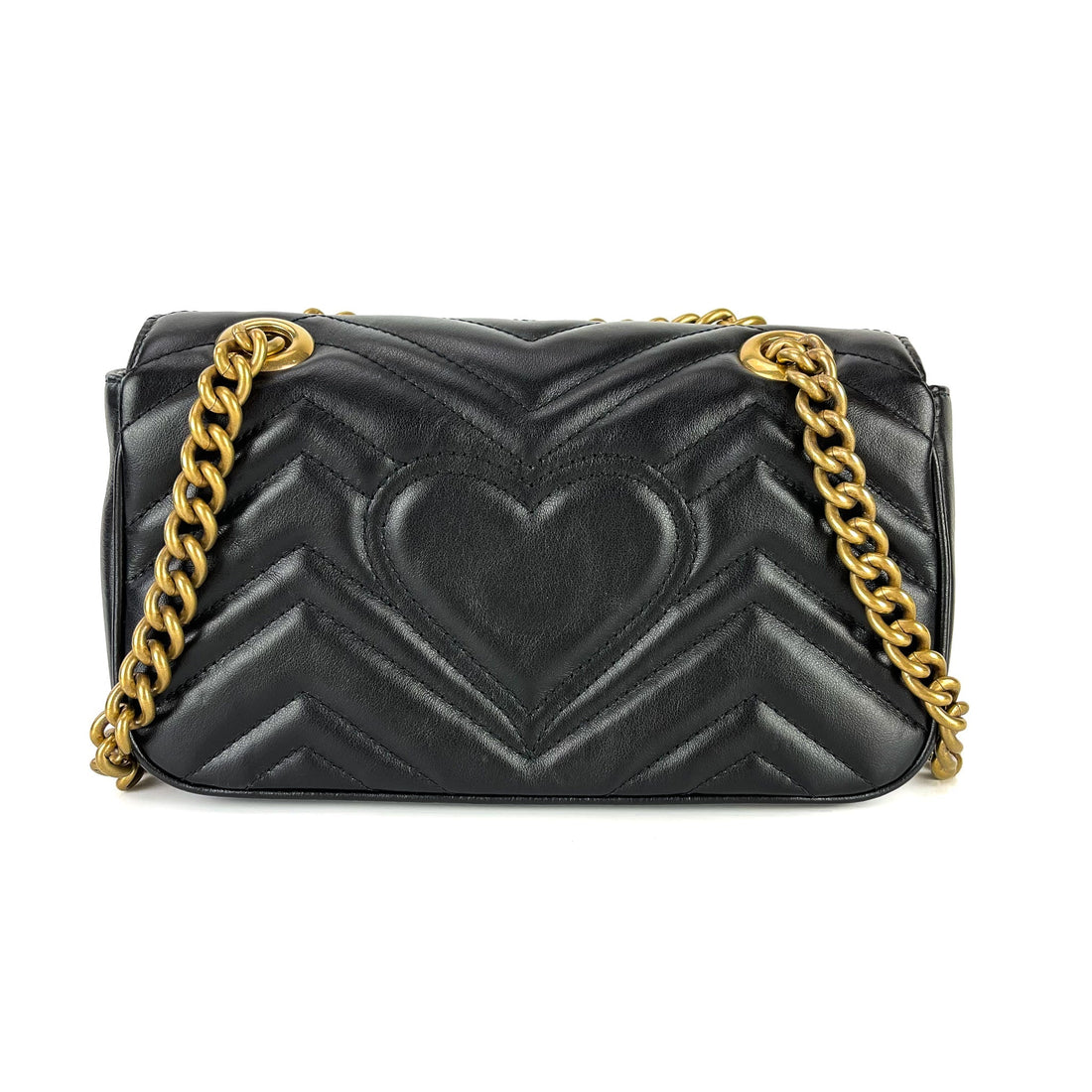 Gucci GG Marmont Black Mini Matelassé Shoulder Bag