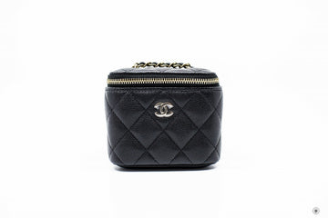 Chanel AP1340Y33352 Small Vanity Black / C3906 Caviar Shoulder Bags Pbhw
