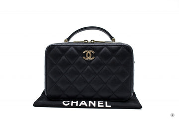 Chanel AS3168B07894 Vanity Case  Black / 94305 Caviar Shoulder Bags Ghw