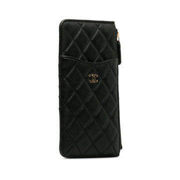 CHANEL Caviar Leather Card Holder