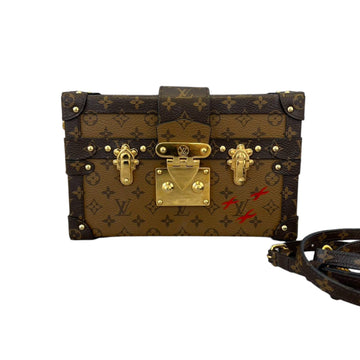 Louis-Vuitton Petite Malle Reverse Monogram Brown GHW