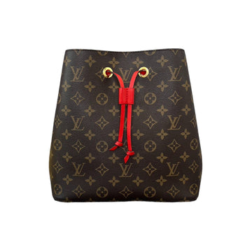Louis-Vuitton Neonoe MM Monogram Coquelicot Red GHW