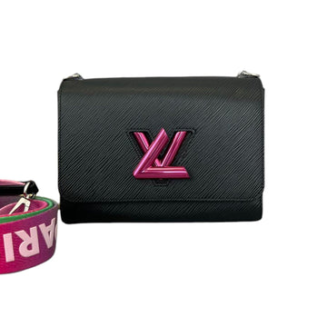 Louis-Vuitton Twist PM Shoulder Epi Black Pink