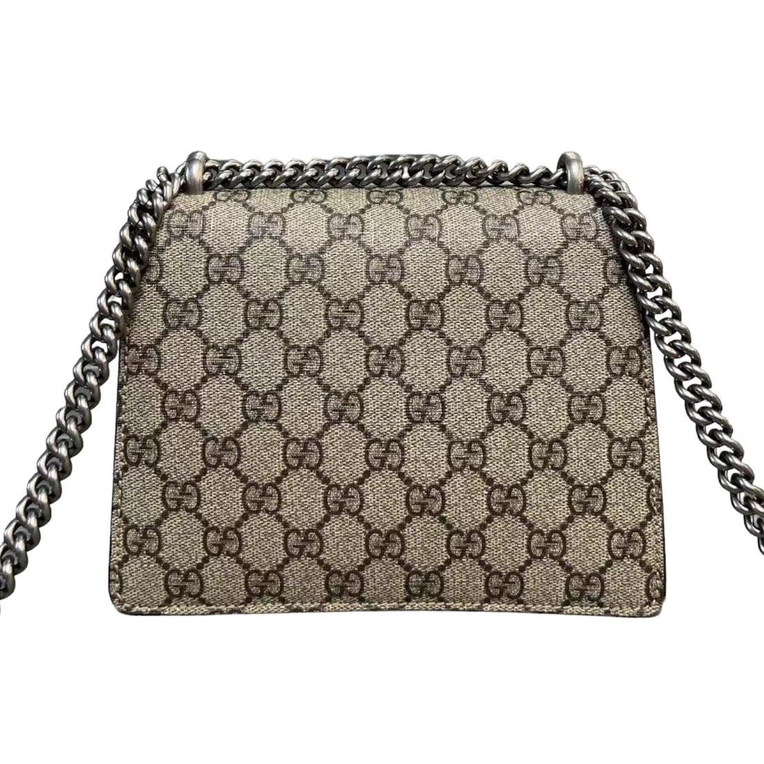 Gucci Dionysus Mini GG Supreme Monogram Beige With Red Interior SHW