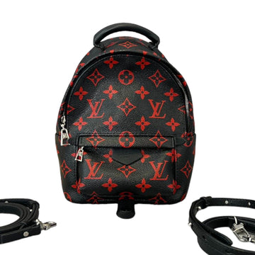 Louis-Vuitton Palm Springs Backpack Mini Monogram Infrarouge SHW