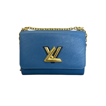 Louis-Vuitton Twist MM Shoulder Epi Blue GHW
