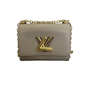 Louis-Vuitton Twist MM Shoulder Epi Beige GHW