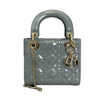 Mini Lady Dior New 1:1 Repl Cannage Stone Grey GHW