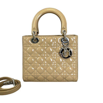 Lady Dior Medium New 1:1 Repl Cannage Beige SHW