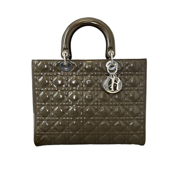 Lady Dior Large New 1:1 Repl Cannage Light Brown SHW