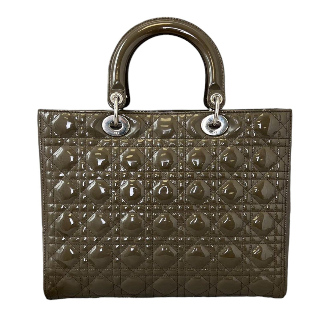Lady Dior Large New 1:1 Repl Cannage Light Brown SHW
