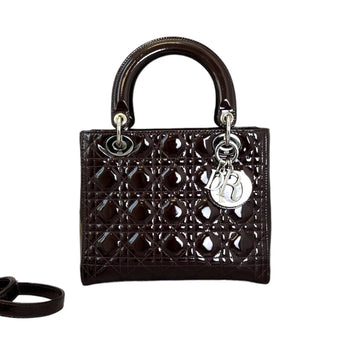 Lady Dior Medium New 1:1 Repl Cannage Purple SHW