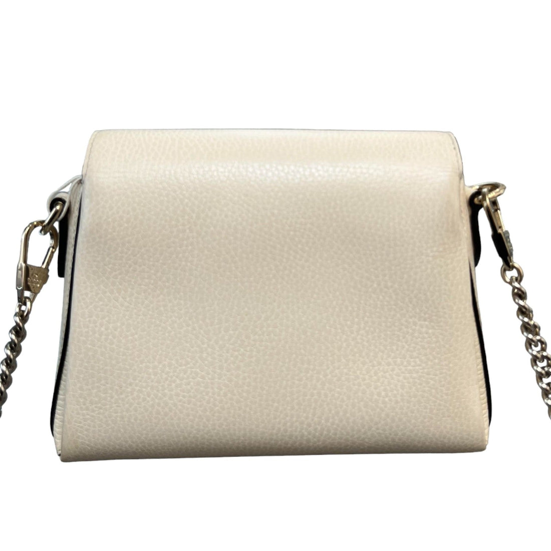 Gucci Dollar Interlocking Small Crossbody CalBNkin Off White GHW