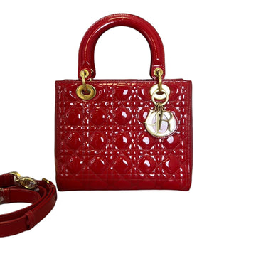 Lady Dior Medium New 1:1 Repl Red GHW
