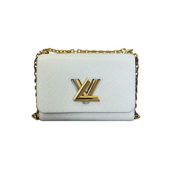 Louis-Vuitton Twist PM Shoulder Epi White GHW