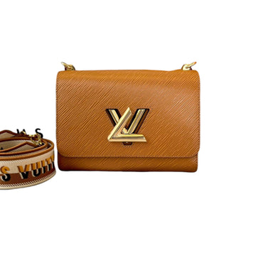 Louis-Vuitton Twist MM Shoulder Epi Gold GHW