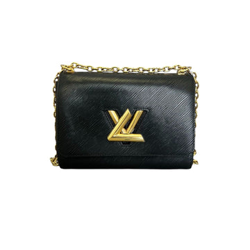 Louis-Vuitton Twist MM Shoulder Epi Black GHW