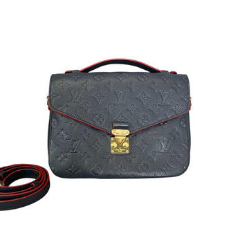 Louis-Vuitton Pochette Metis Empreinte Blue GHW